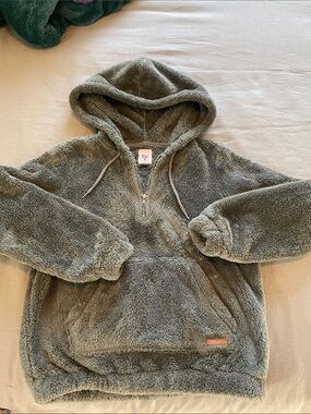 Billabong Plush Half-Zip Hoodie - Olive